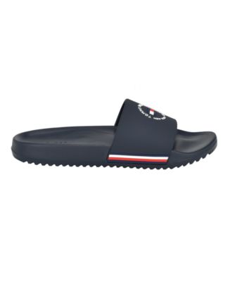 Tommy Hilfiger Men's Ratri Branded Classic Pool Slides