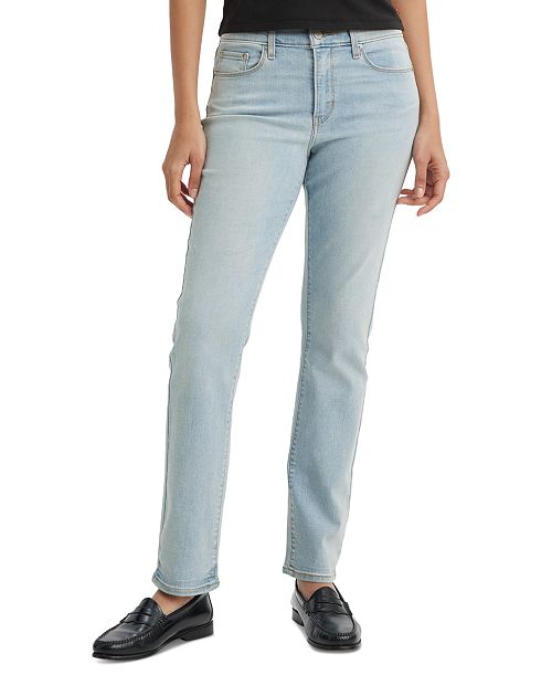 alfani Levi's Women's Classic Mid Rise Straight-Leg Jeans Women's Fashion Shoes & Accessories