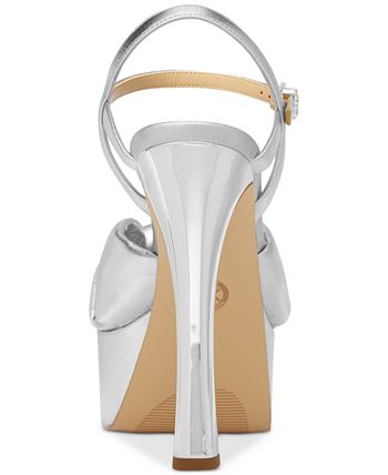 Michael Kors Elena Ankle-Strap Platform Dress Sandals - Macy's