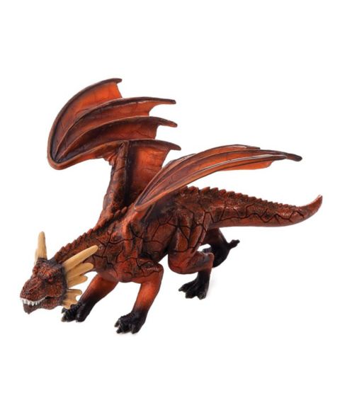 Детская фигурка Mojo Fire Dragon Hand-Painted Moving Jaw Figurine, Ages 3+