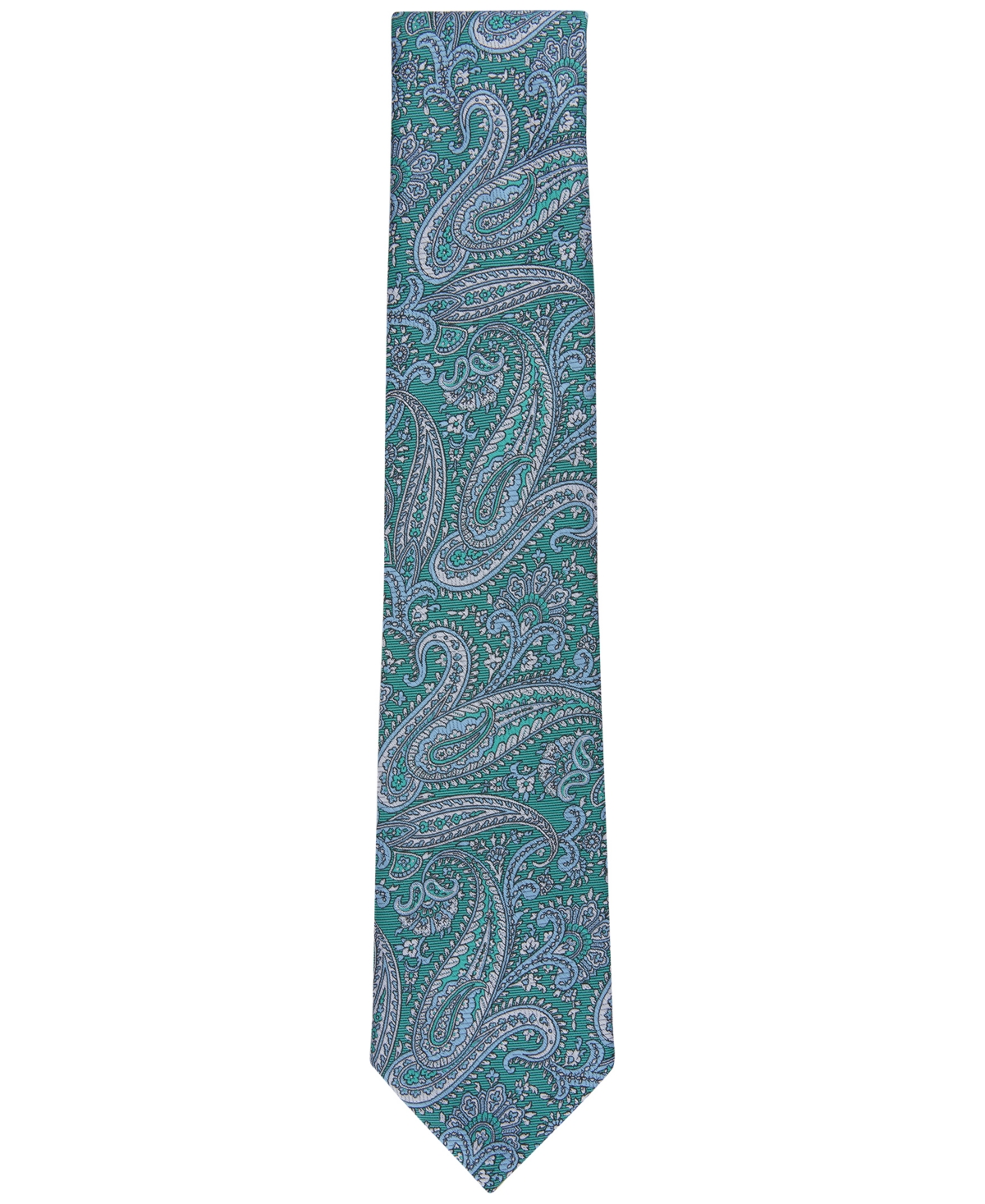 Shop Club Room Men's Zachary Paisley Tie, Created For Macy's In Mint