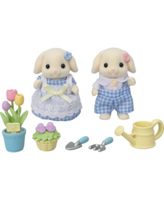 Calico Critters Blossom Gardening Set -Flora Rabbit Sister Brother ...