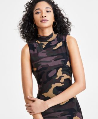 camo dress womens Womens Justine Dress Watercolor Camo Dried Grass