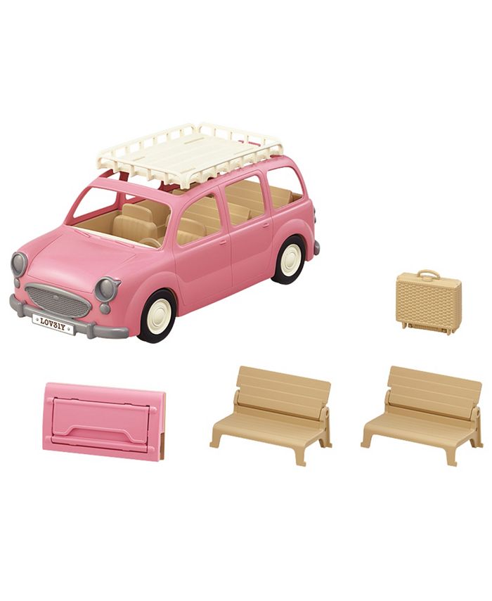 Calico Critters Family Picnic Van, Toy Vehicle for Dolls with Picnic ...