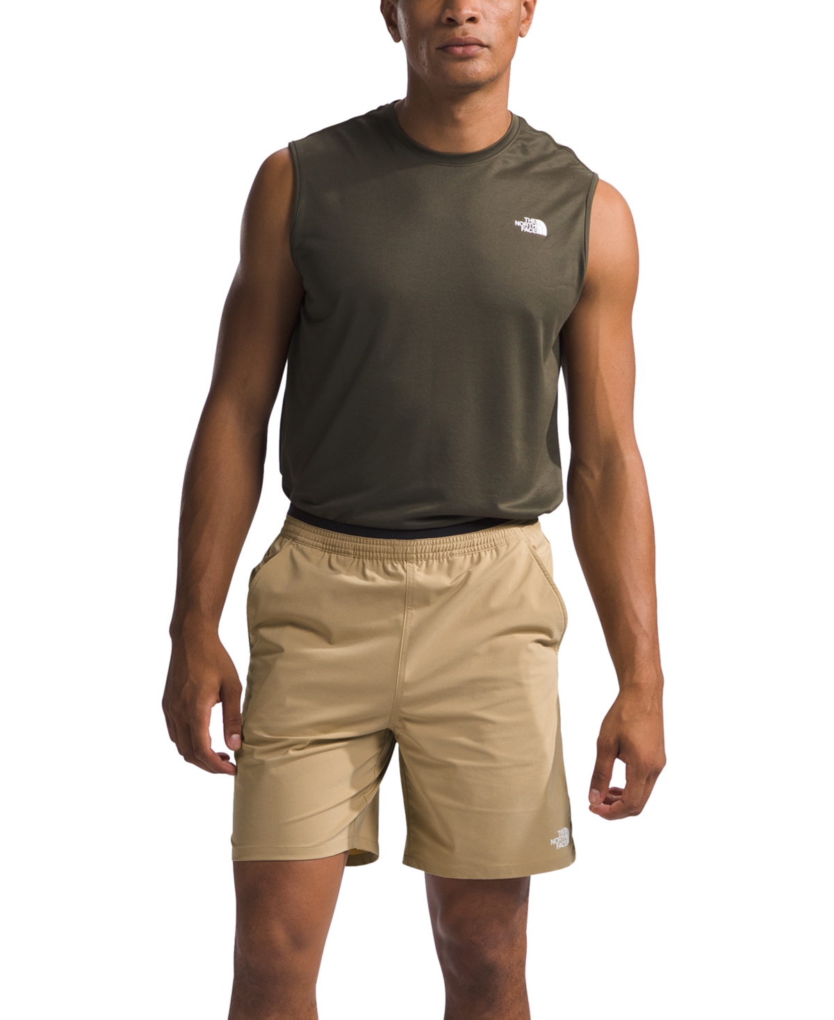 The North Face Men's Action Short 2.0 Flash-dry 9" Shorts In Neutral