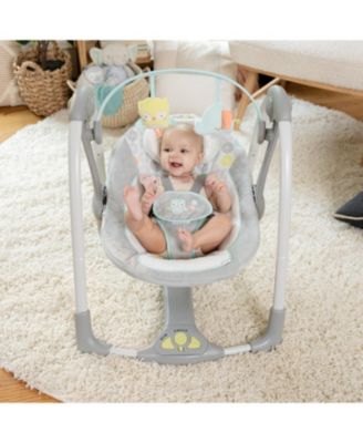 Altalena Portatile Per Neonati - 5 Velocità, 8 Melodie, Vibrazione WhisperQuiet, Con Giochini - Foto 2