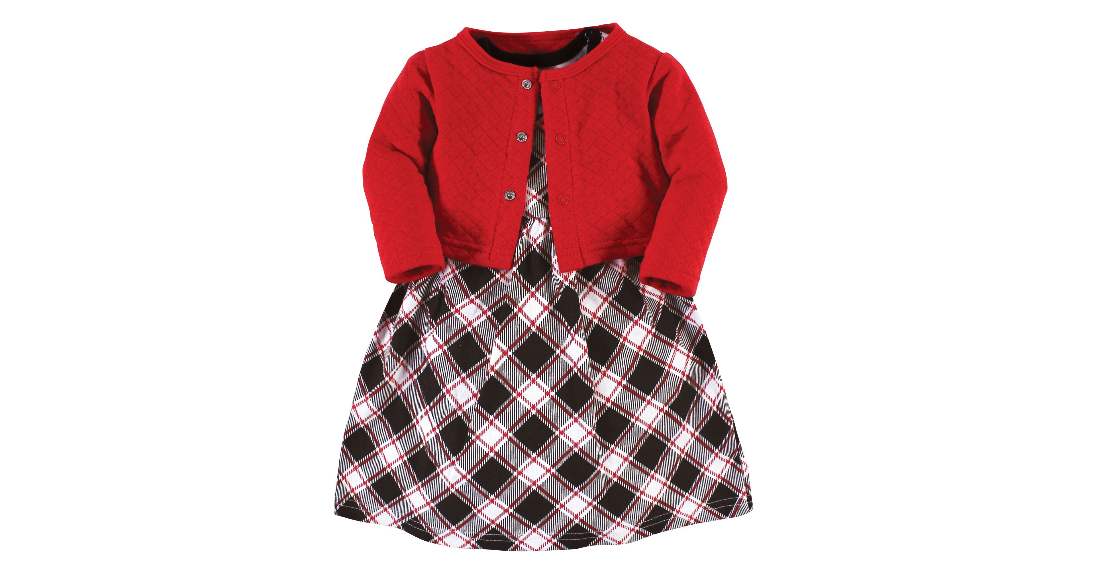 Hudson Baby Quilted Cardigan and Dress