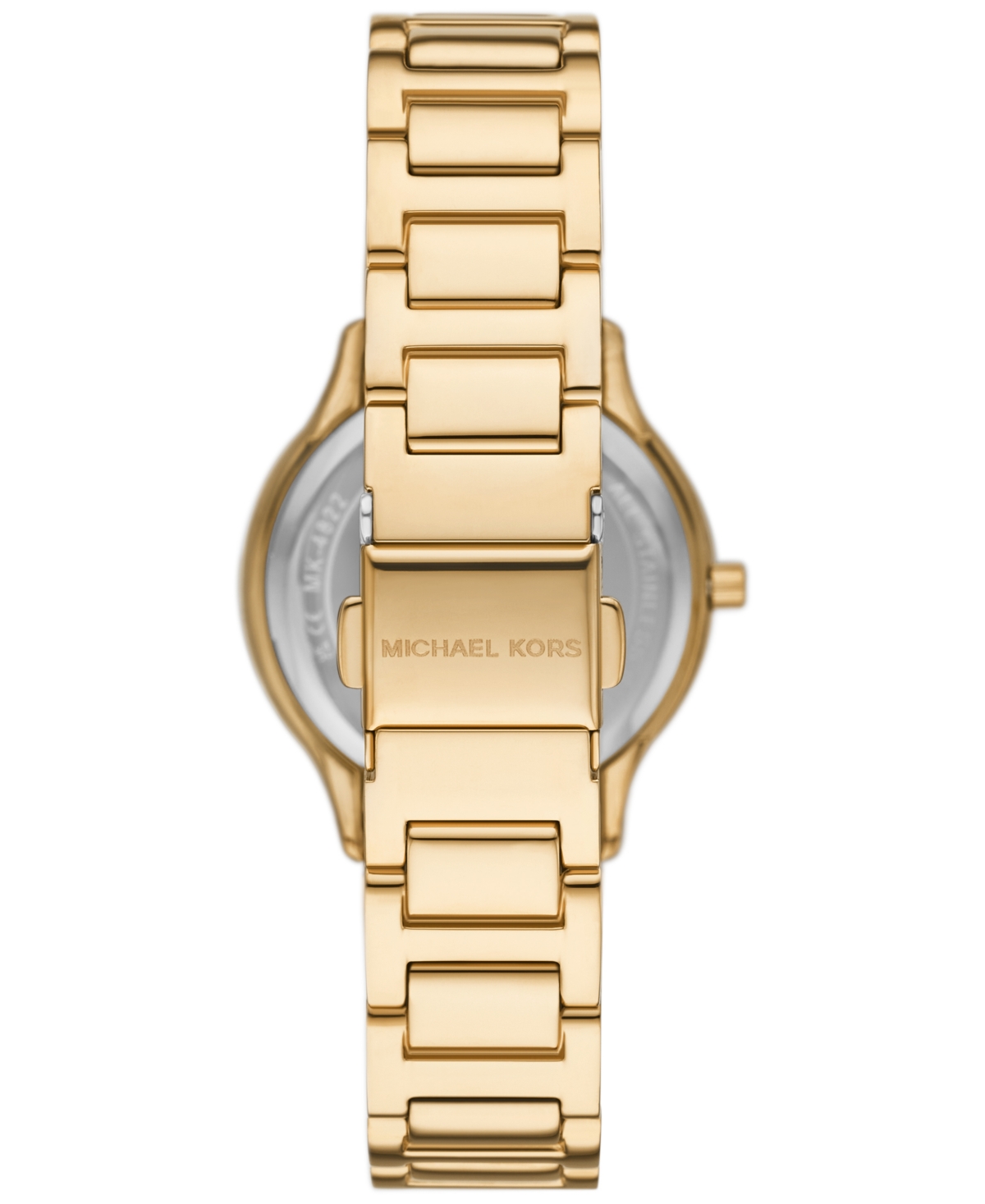 Shop Michael Kors Women's Sage Three-hand Gold-tone Stainless Steel Watch 31mm