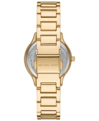 Women's Sage Three-Hand Gold-Tone Stainless Steel Watch 31mm