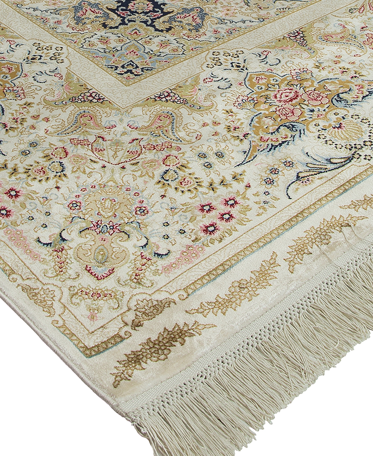 Shop Kenneth Mink Majestic Elegance Tabriz 5' X 8' Area Rug In Cream