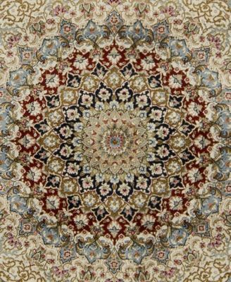 Kenneth Mink Majestic Elegance Tabriz Area Rug In Blue