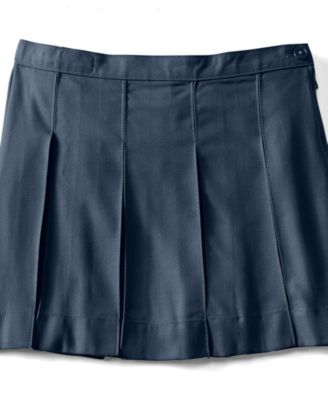 Big Girls Box Pleat Skirt Above the Knee