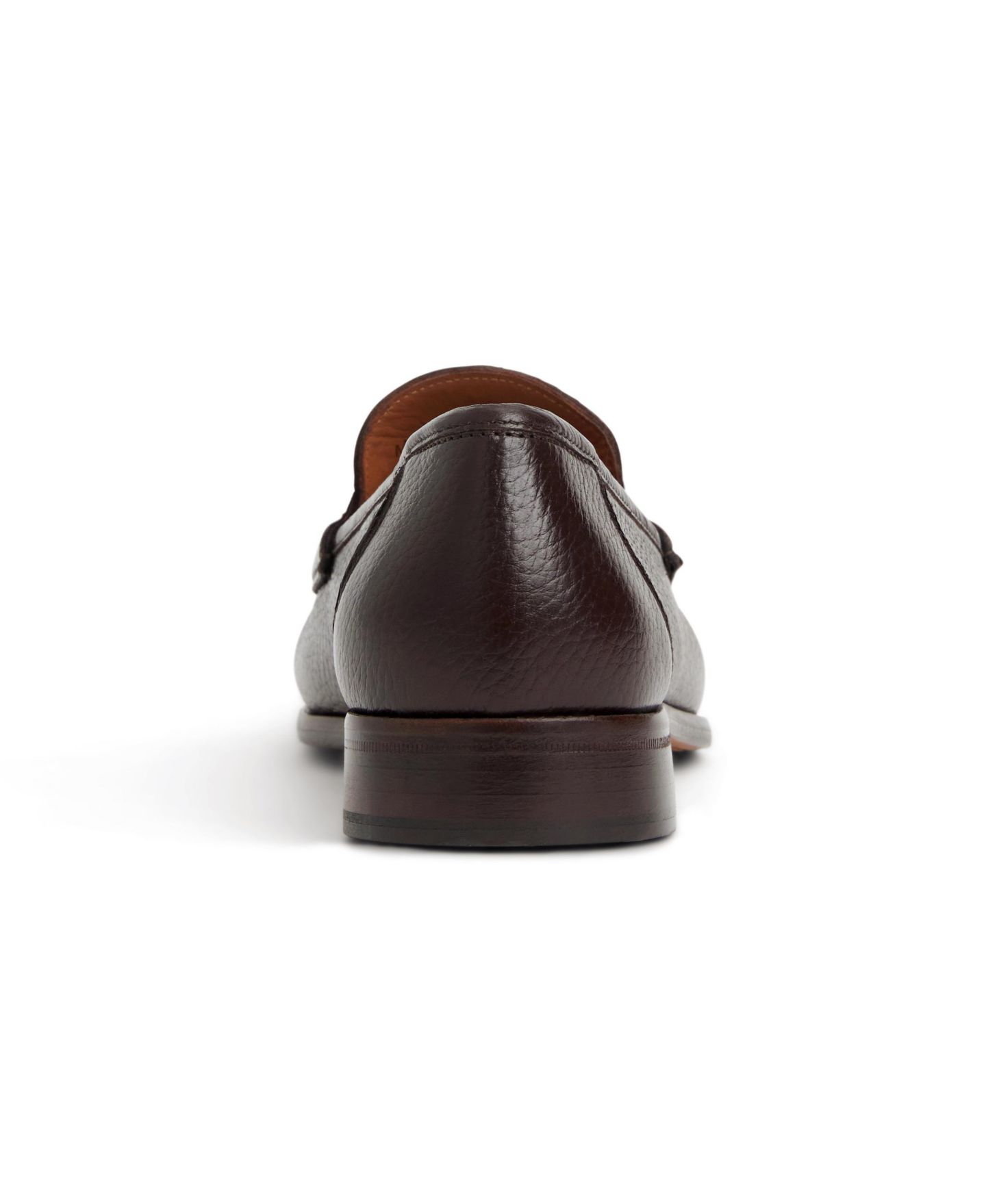 Мужские туфли Bruno Magli Tonio Leather Penny, цвет: Чёрный, вариант 1 — фото 8