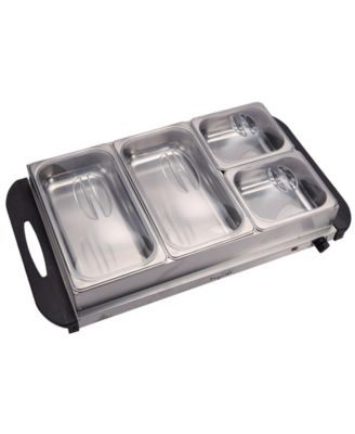 4 Section Buffet Server Food Warmer