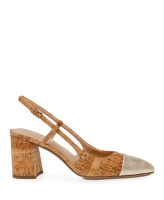 Women's Brooklyn Block Heel Slingback Dress Pumps