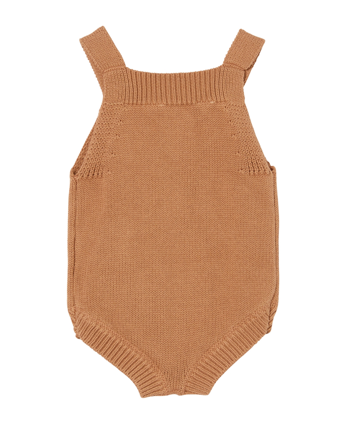 Shop Cotton On Baby Boys And Baby Girls Newborn Knit Bubbysuit In Brown