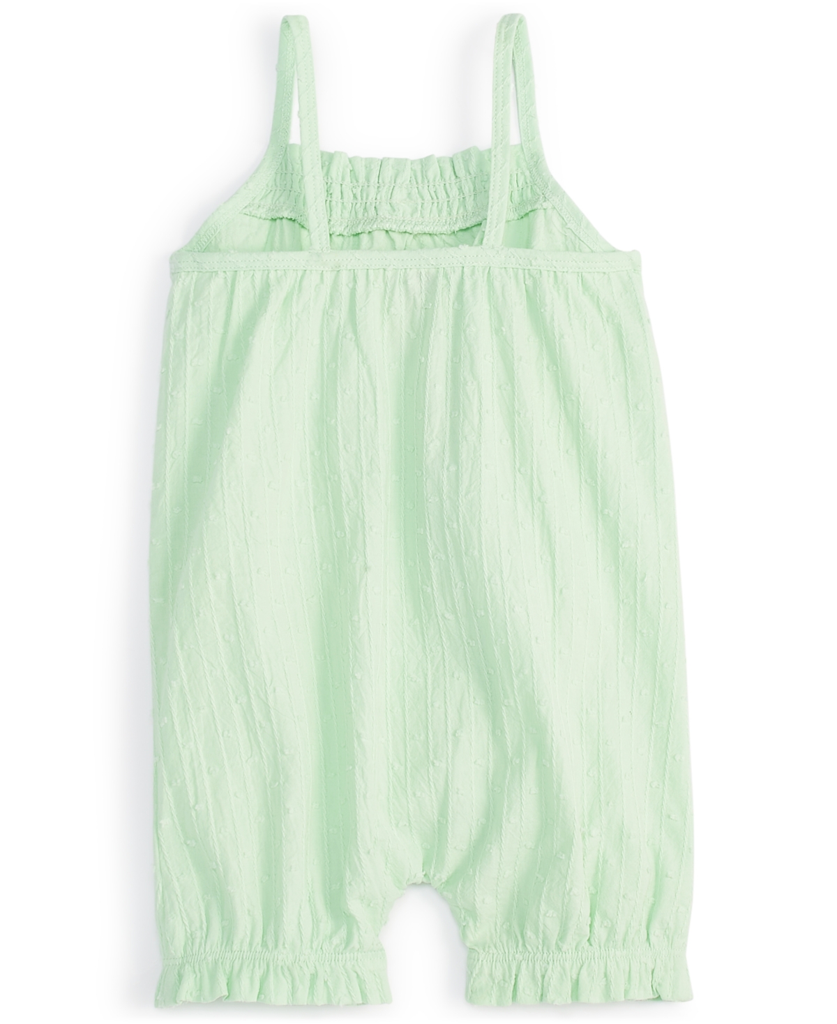 Shop First Impressions Baby Girls Clip Dot Sunsuit, Created For Macy's In Mint Pistachio