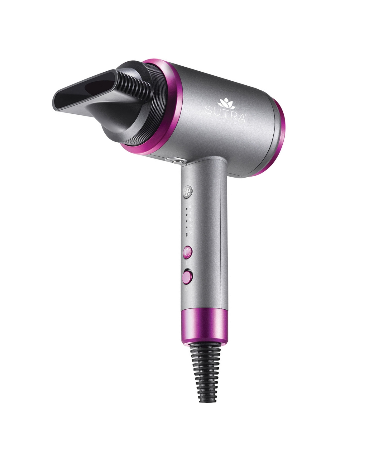 Accelerator 3500 Blow Dryer with 2 Speed & 3 Heat Settings - Grey Pink
