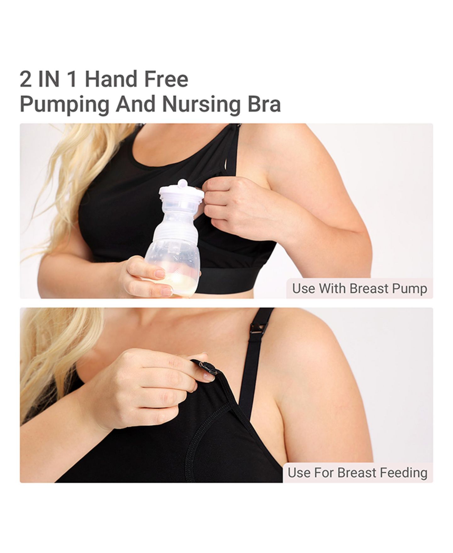 Бра Maternity Pumping — Momcozy, цвет: Чёрный — фото 3