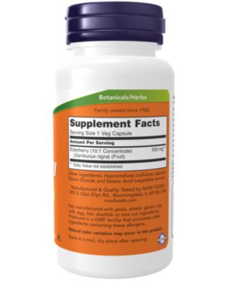 Elderberry ,500 mg ,60 Veg Caps