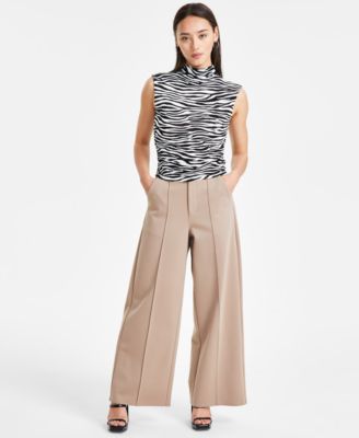 売れ筋商品|||バースリー カットソー トップス レディース Petite Printed Ruched-Side Mock-Neck Top, Exclusively at Macy's Zebra Bar III Side-Ruched Mock-Neck Sleeveless Top, Regular