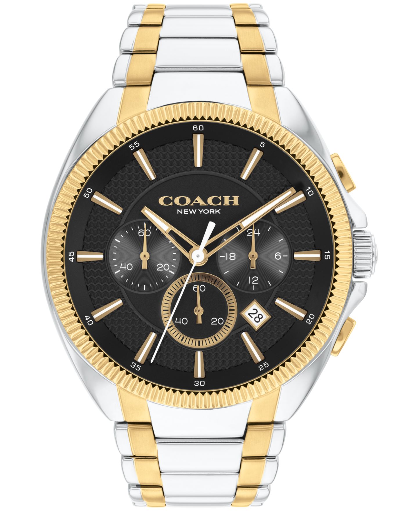 Мужские часы Coach Jackson Two-Tone Stainless Steel 45mm — фото 1