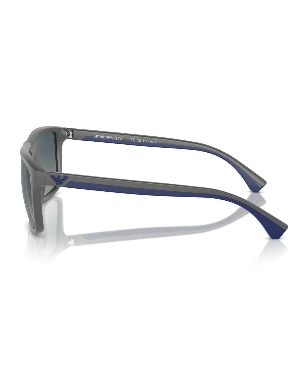 Emporio Armani Shield-frame Sunglasses In Gray