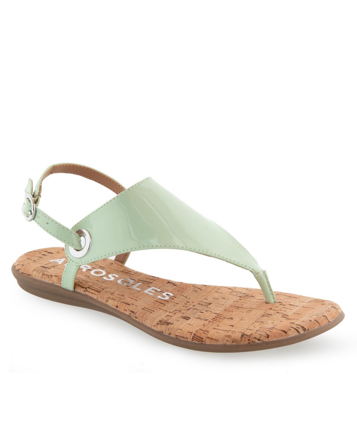 Shop Aerosoles Women's Conclusion Sandals In Gleam Patent Polyurethane