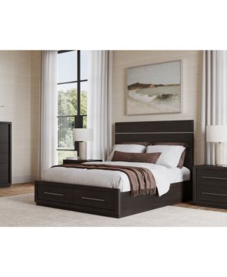 Tivie 3pc Bedroom Set (Full Storage Bed + Chest + Nightstand), Created for Macy's