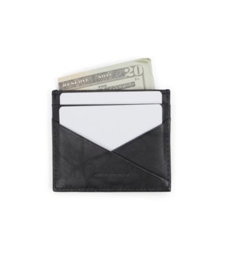 Men's RFID Leather Slimfold Wallet with Removable Magnetic Card Case