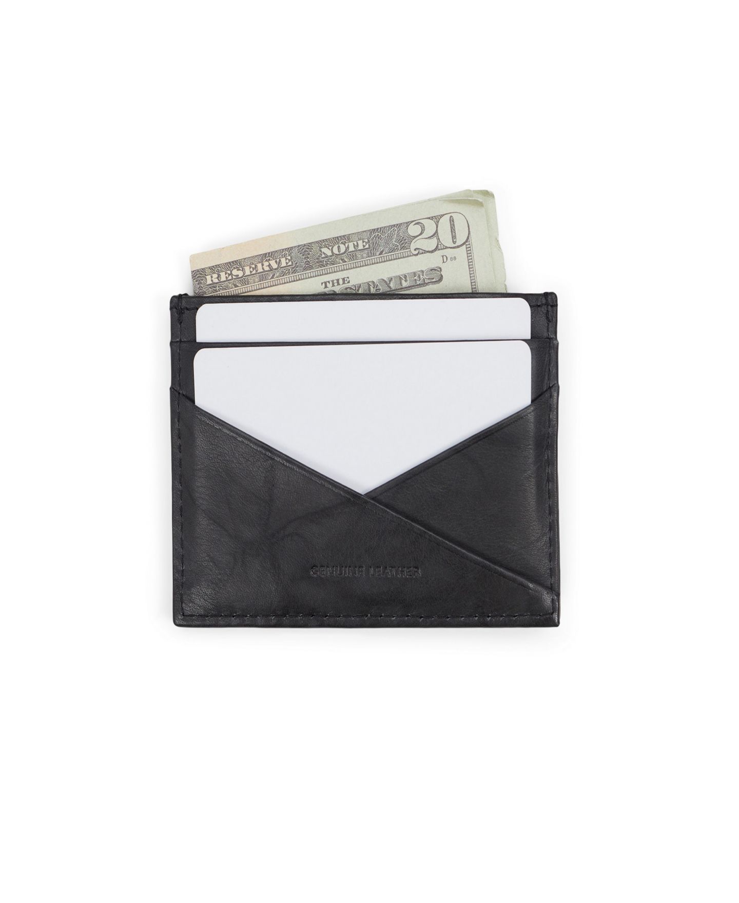 Мужской кошелёк Kenneth Cole Reaction RFID Leather Slimfold Wallet with Removable Magnetic Card Case, цвет: Чёрный — фото 2
