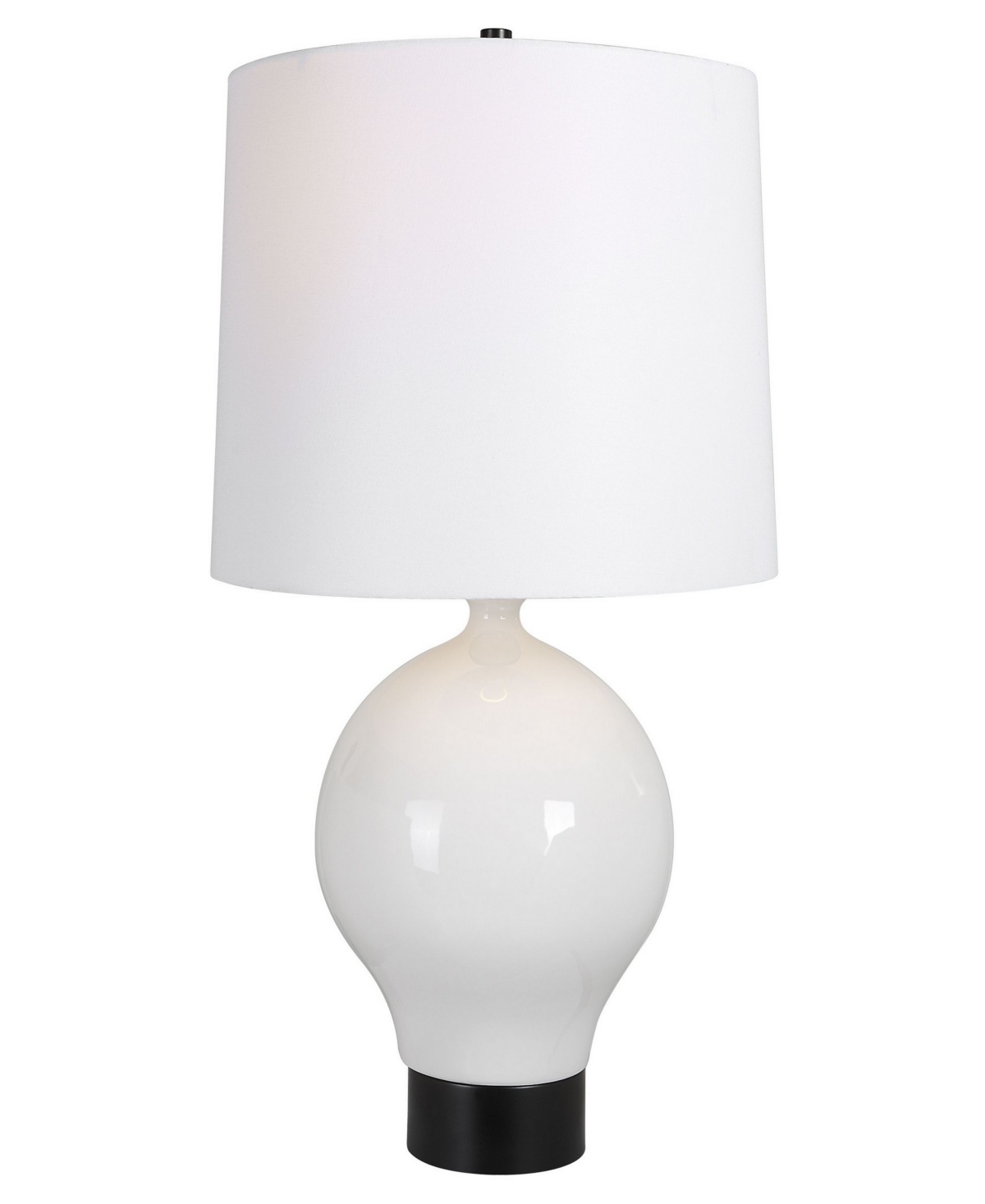 Shop Uttermost 26" Collar Table Lamp In White