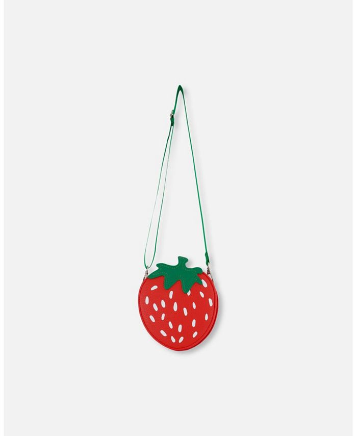 Deux par Deux Girl Strawberry Bag True Red - Toddler|Child - Macy's