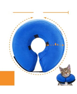 X-Small Protective Inflatable Pet Collar: Ergonomic, Soft, Vision-Friendly E-Collar