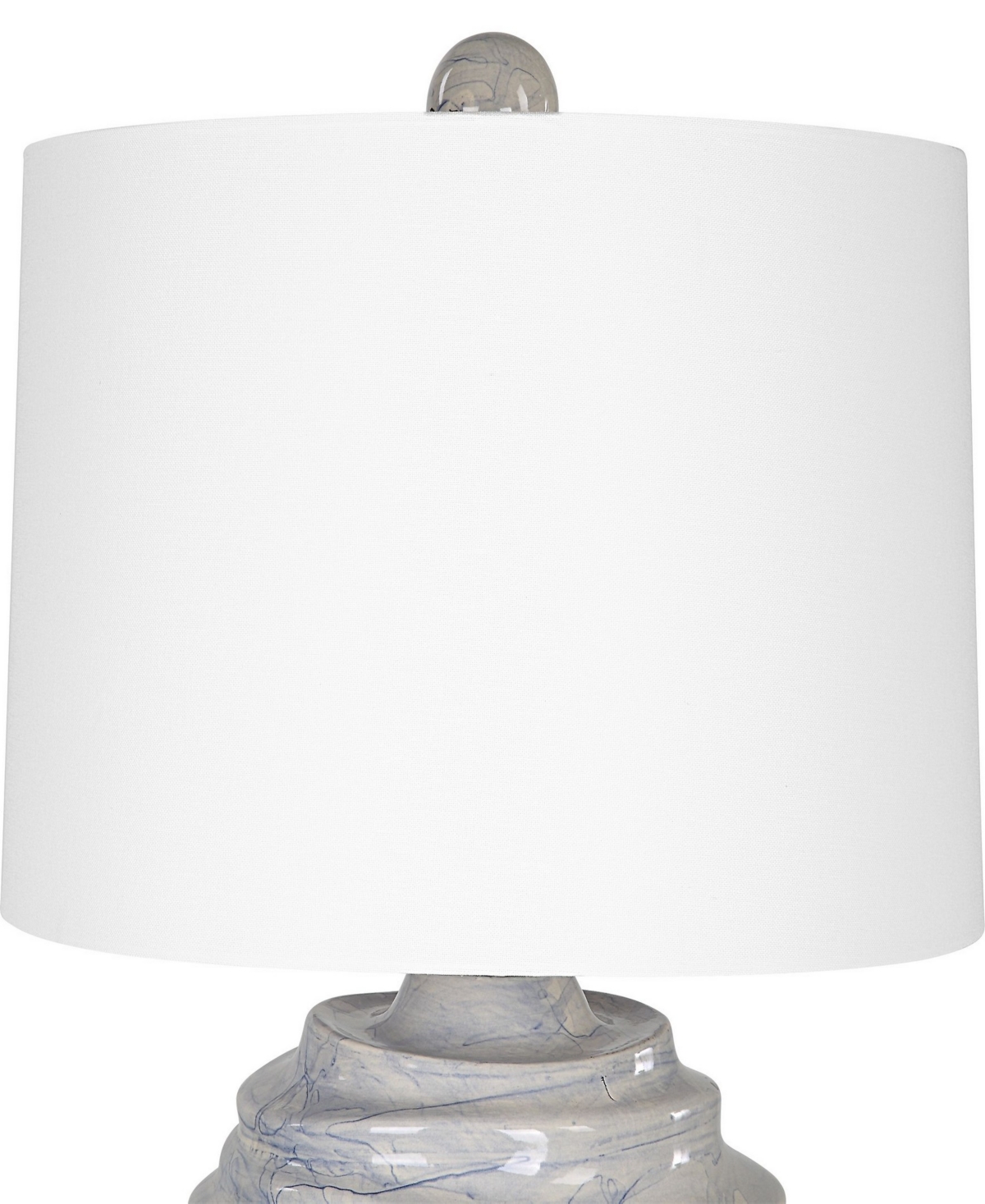Uttermost 26" Waves Accent Lamp In Blue