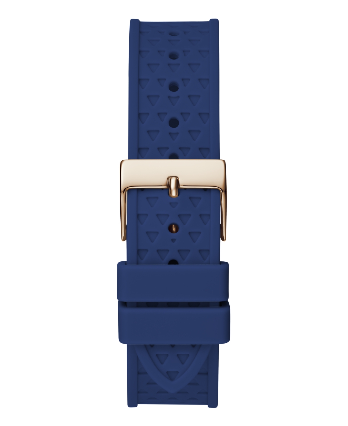 Shop Guess Women's Multi-function Blue Silicone Watch, 40mm