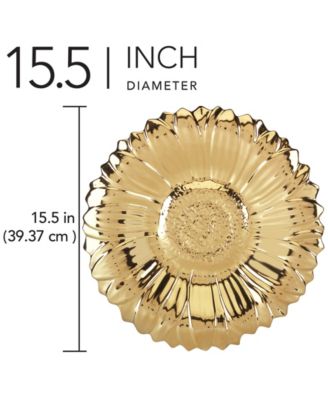 Gold Coast 3-D Sunflower Platter