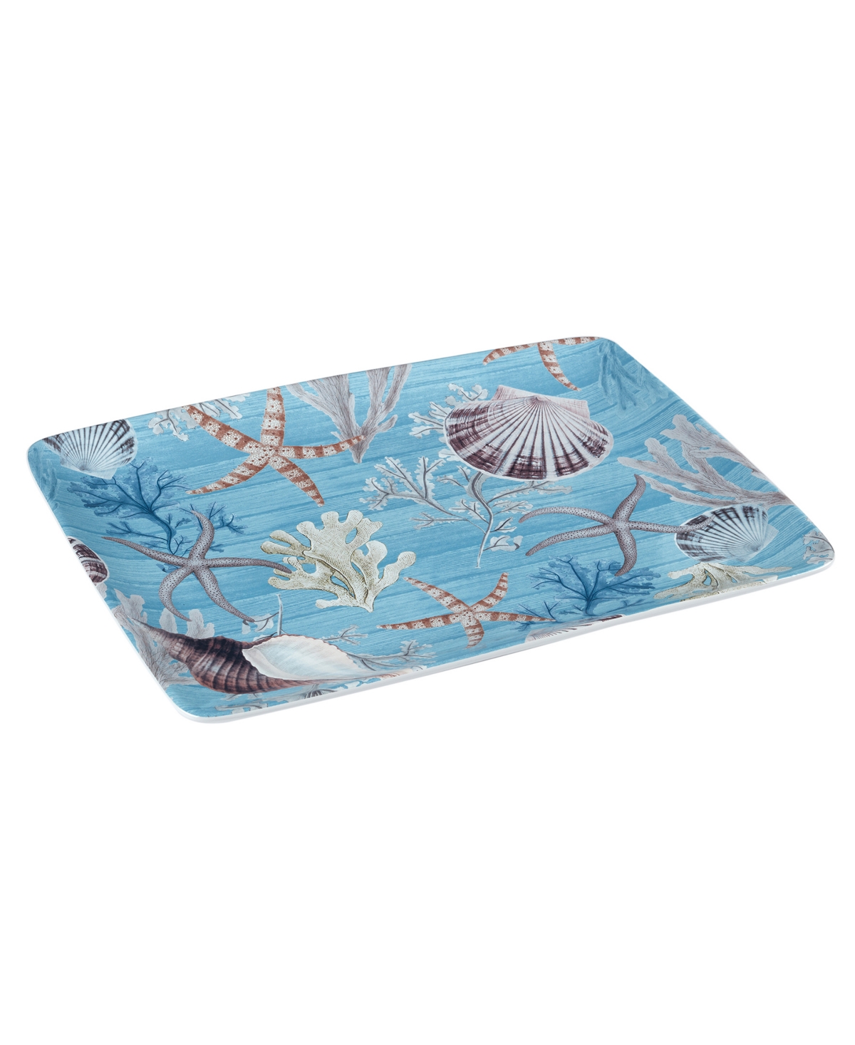 Certified International Beyond the Shore Rectangular Platter