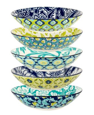 Tapestry Soup/Pasta Bowls, Set of 6 