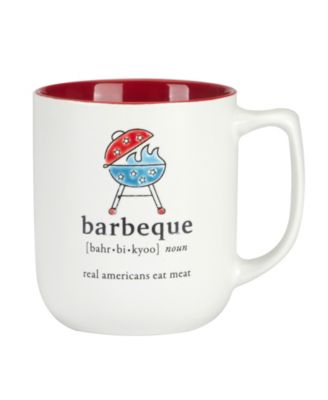 Patriotic Words Set of 4 Mugs