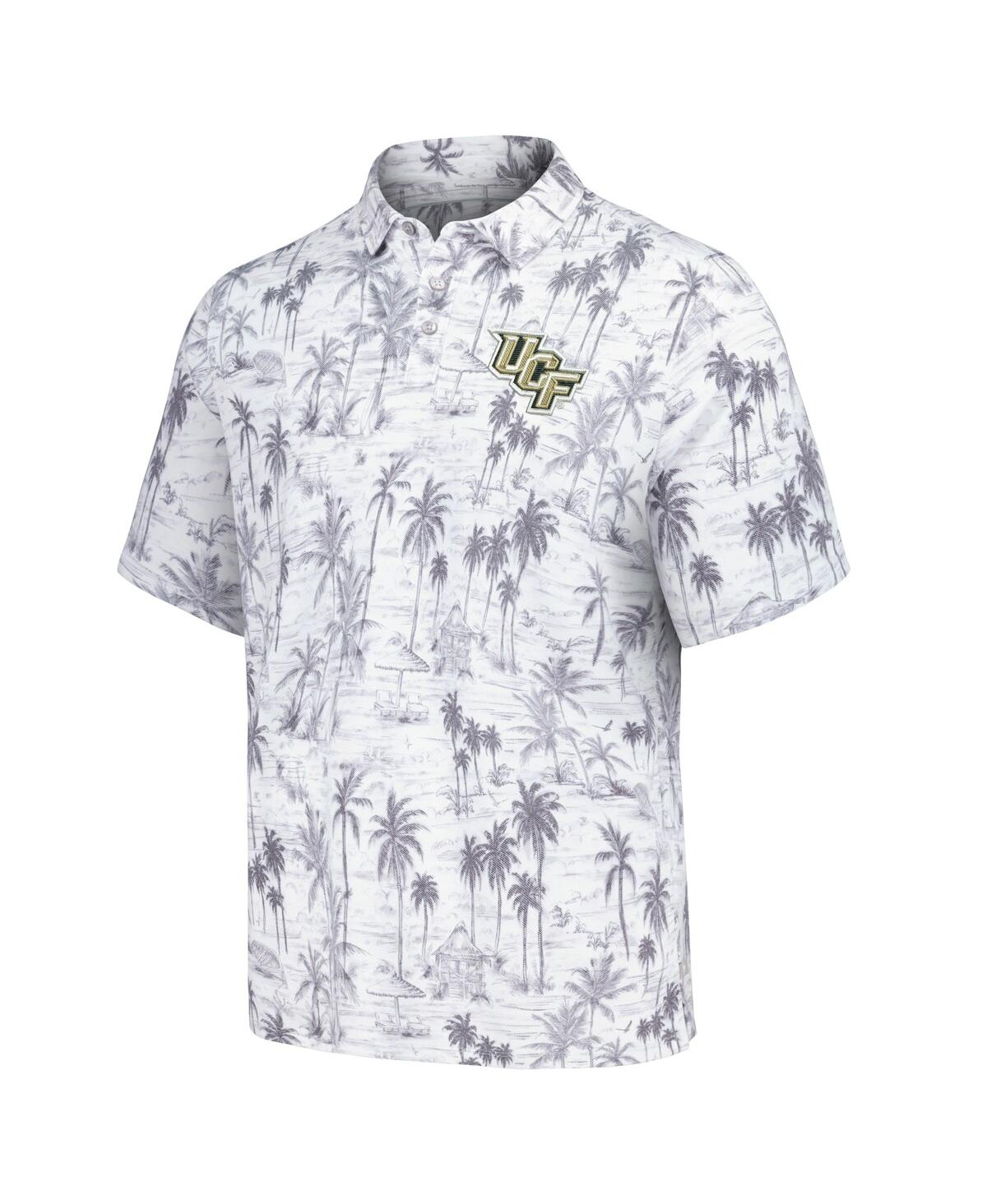Tommy Bahama Men's  Gray Ucf Knights Sport Cabana Shores Islandzone Tri-blend Polo In Gray