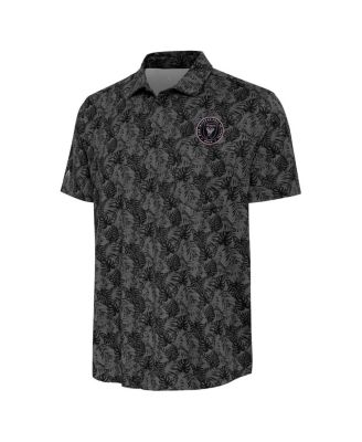 Men's Black Inter Miami CF Tampa Button-Up Shirt