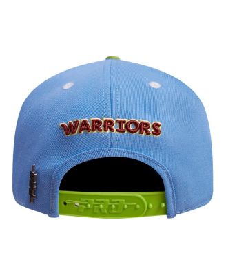 Men's Light Blue, Green Golden State Warriors Retro Program 2-Tone Snapback Hat