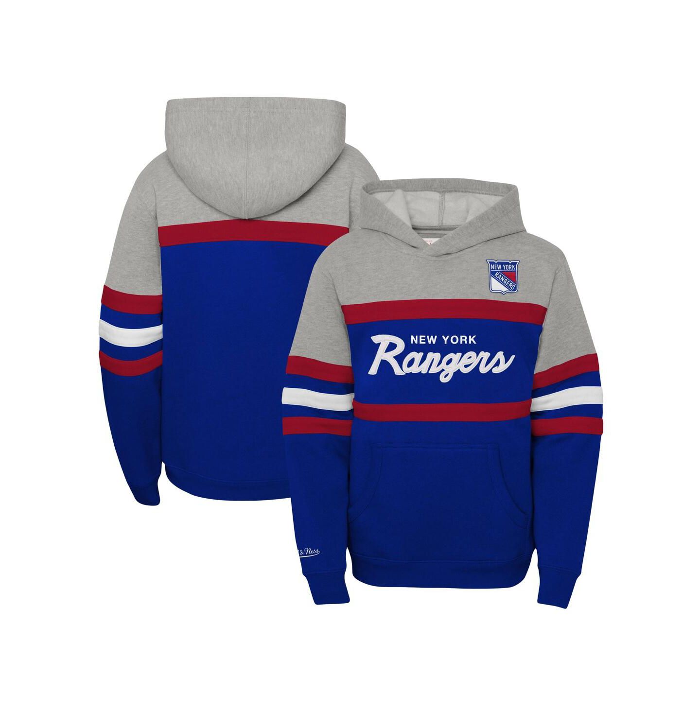 Худи Mitchell & Ness New York Rangers Head Coach Pullover для мальчиков — фото 1