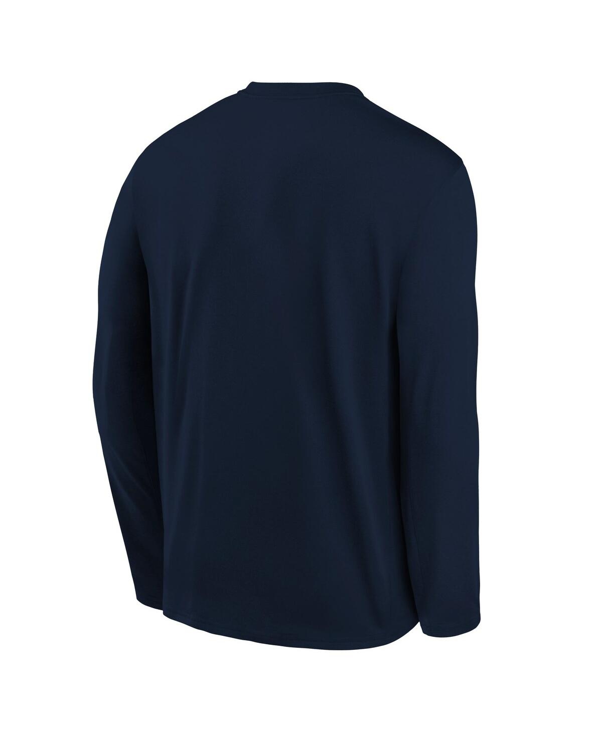 Big Boys NikeNew York Yankees Authentic Collection Long Sleeve Performance T-shirt - Navy