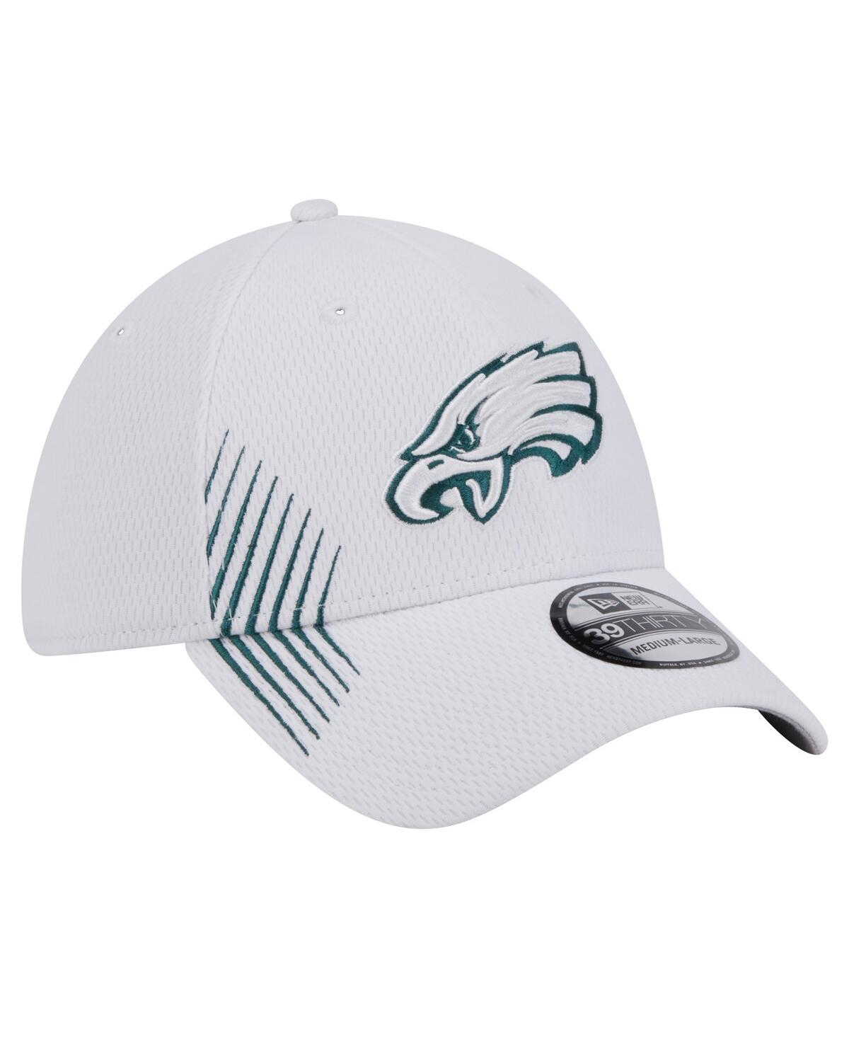 Men's New EraPhiladelphia Eagles Active 39THIRTY Flex Hat - White
