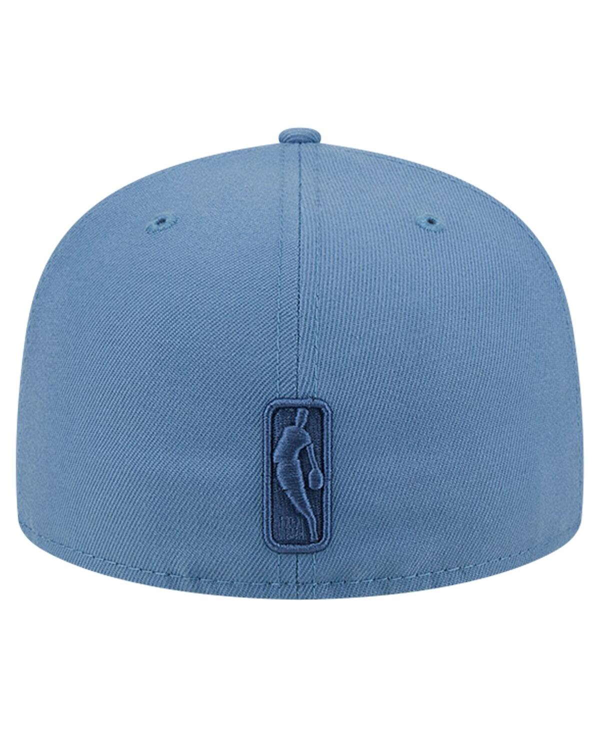 Men's New EraDistressed Memphis Grizzlies Color Pack Faded Tonal 59FIFTY Fitted Hat - Blue