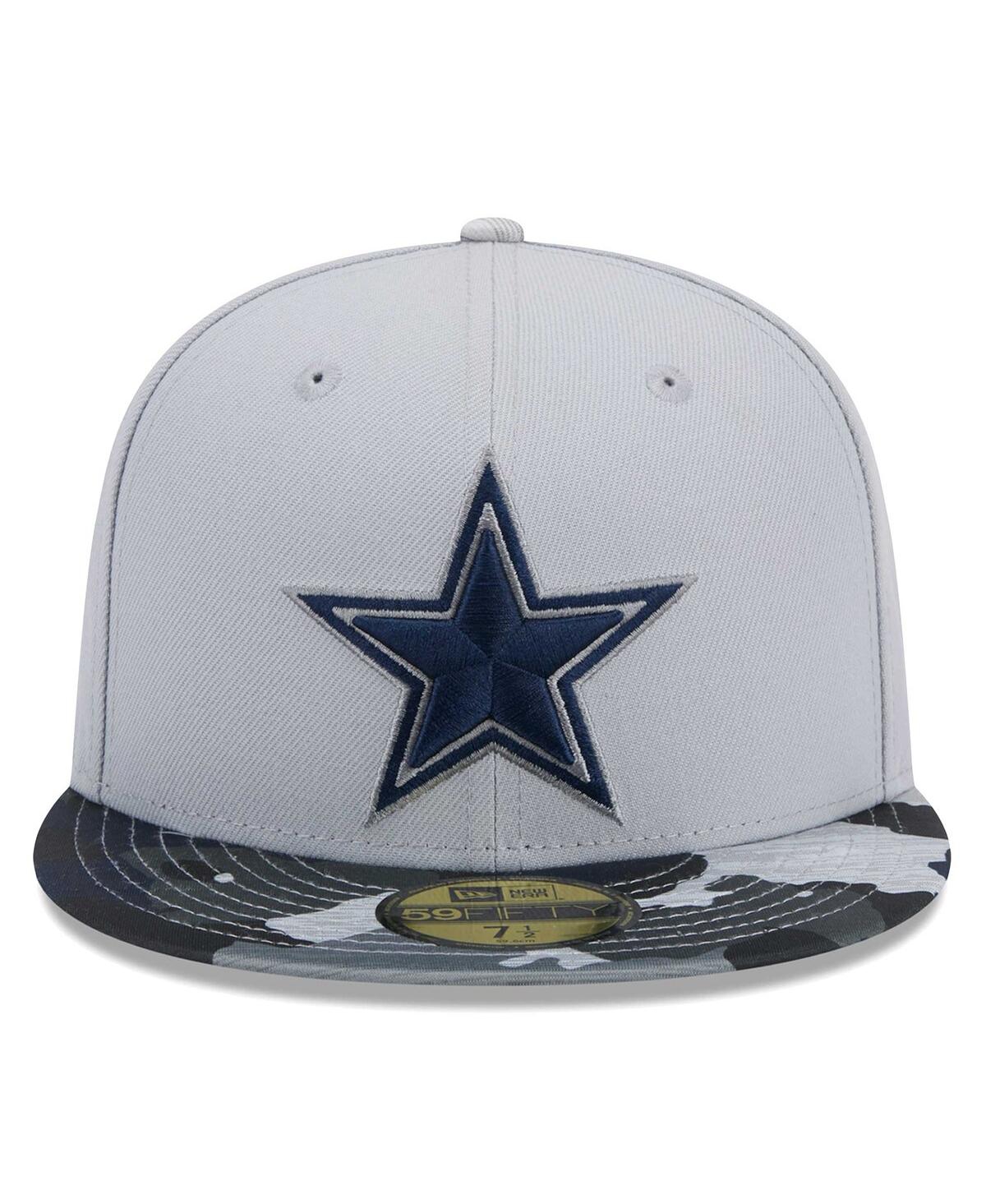 Men's New EraDallas Cowboys Active Camo 59FIFTY Fitted Hat - Gray