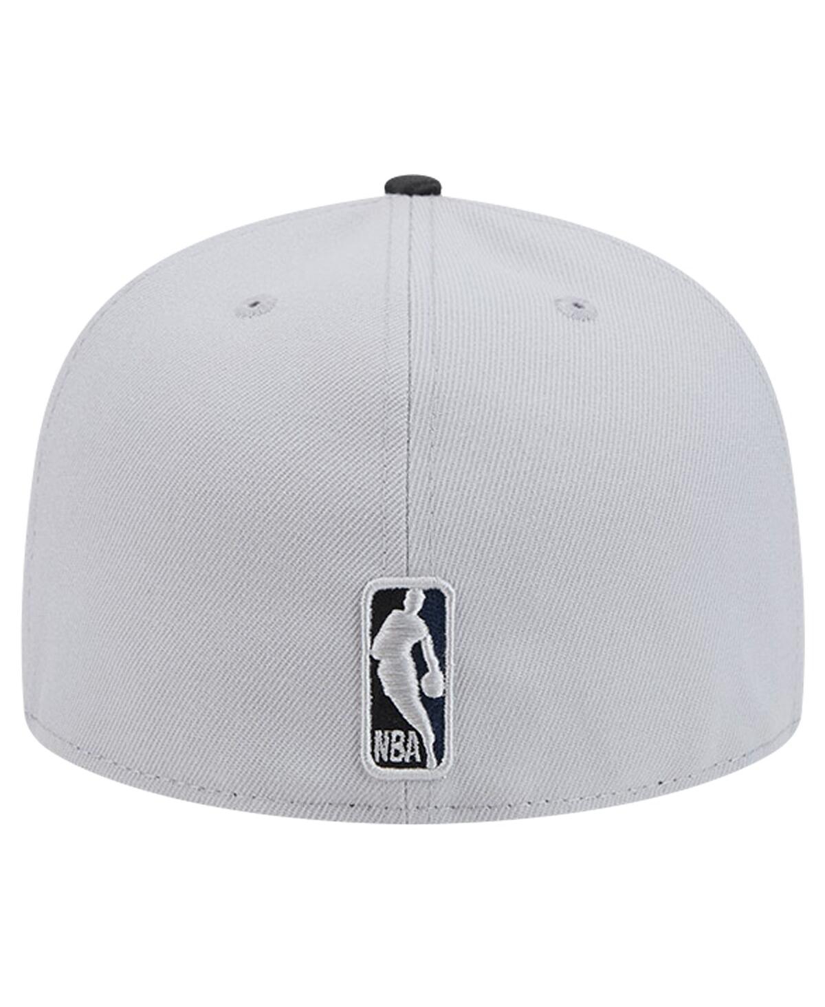 Men's New EraNew Orleans Pelicans Active Color Camo Visor 59FIFTY Fitted Hat - Gray