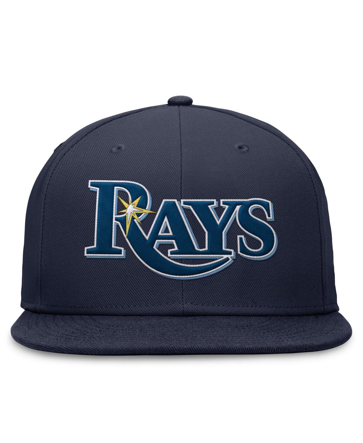 Nike Men's  Navy Tampa Bay Rays Evergreen Performance Fitted Hat In Navy